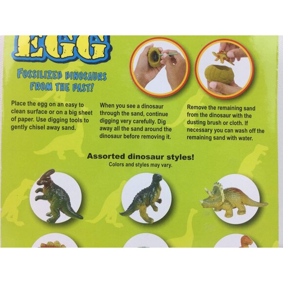 TOYI Dig a Dino Egg Kit Craft Archeology Science Discover Kids Fossilized Fossil - Picture 4 of 5